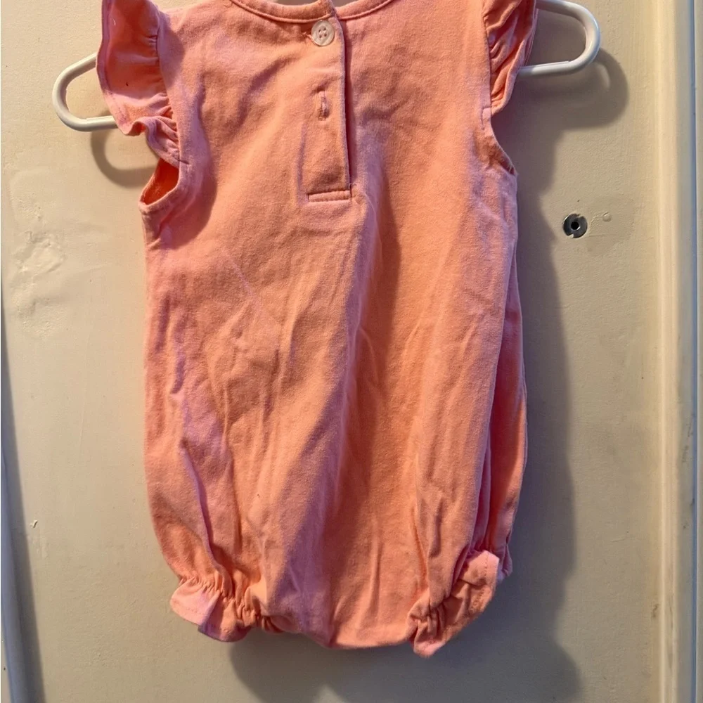 Stitchy Fish Putterly Adorable Applique Bubble Romper